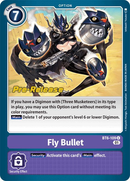 Fly Bullet [BT6-109] [Double Diamond Pre-Release Cards] | Amazing Games TCG