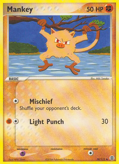 Mankey (38/112) [EX: FireRed & LeafGreen] | Amazing Games TCG