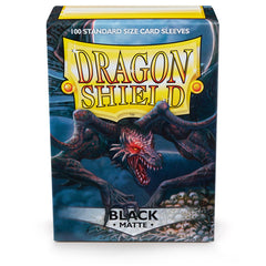 Dragon Shield Standard Matte Black ‘Rhipodon’ – (100ct) | Amazing Games TCG