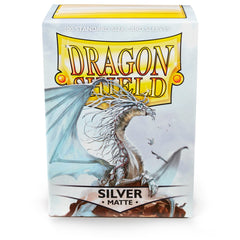 Dragon Shield Standard Matte Silver ‘Caelum’ – (100ct) | Amazing Games TCG