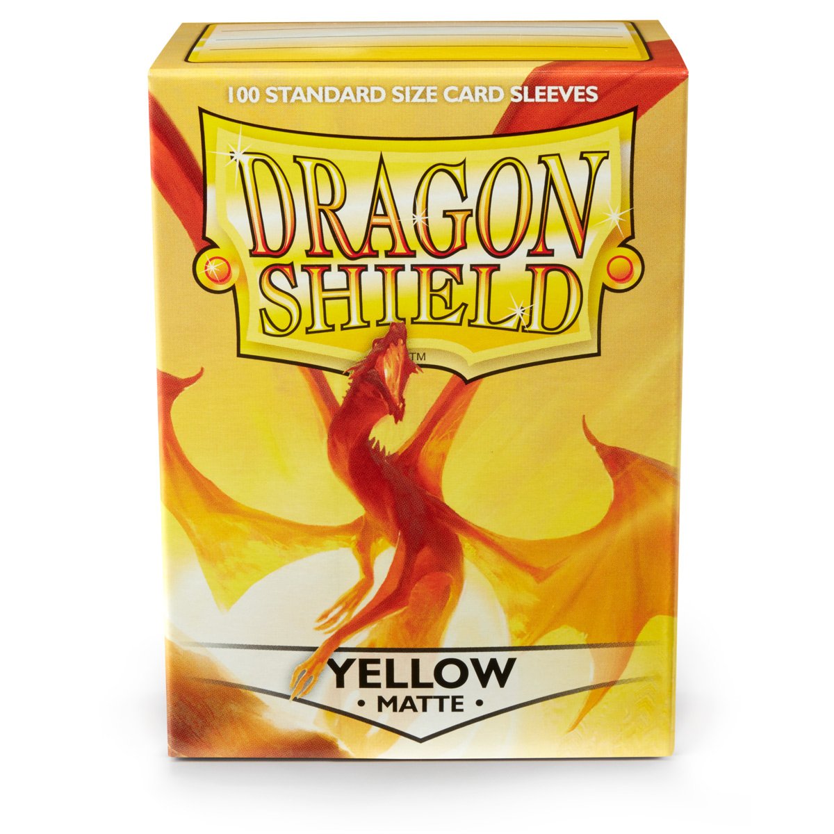 Dragon Shield Standard Matte Yellow ‘Elichaphaz’ – (100ct) | Amazing Games TCG