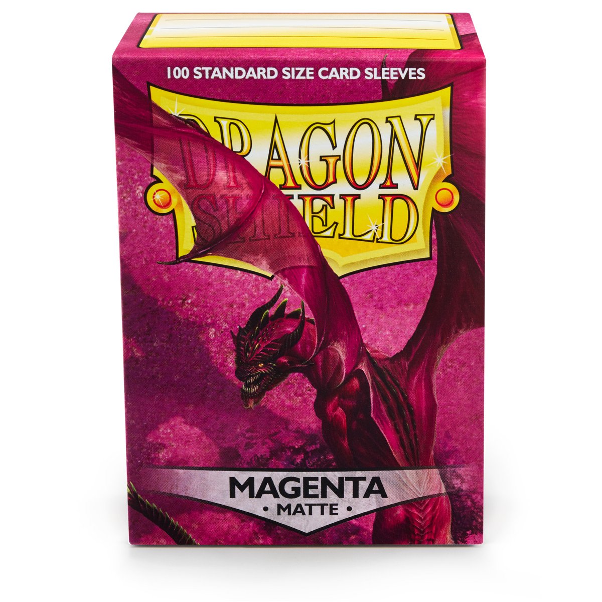 Dragon Shield Standard Matte Magenta ‘Fuchsin’ – (100ct) | Amazing Games TCG