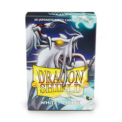 Dragon Shield Japanese Matte White ‘Yulinga’ – (60ct) | Amazing Games TCG
