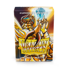 Dragon Shield Japanese Matte Gold ‘Pontifex’ – (60ct) | Amazing Games TCG