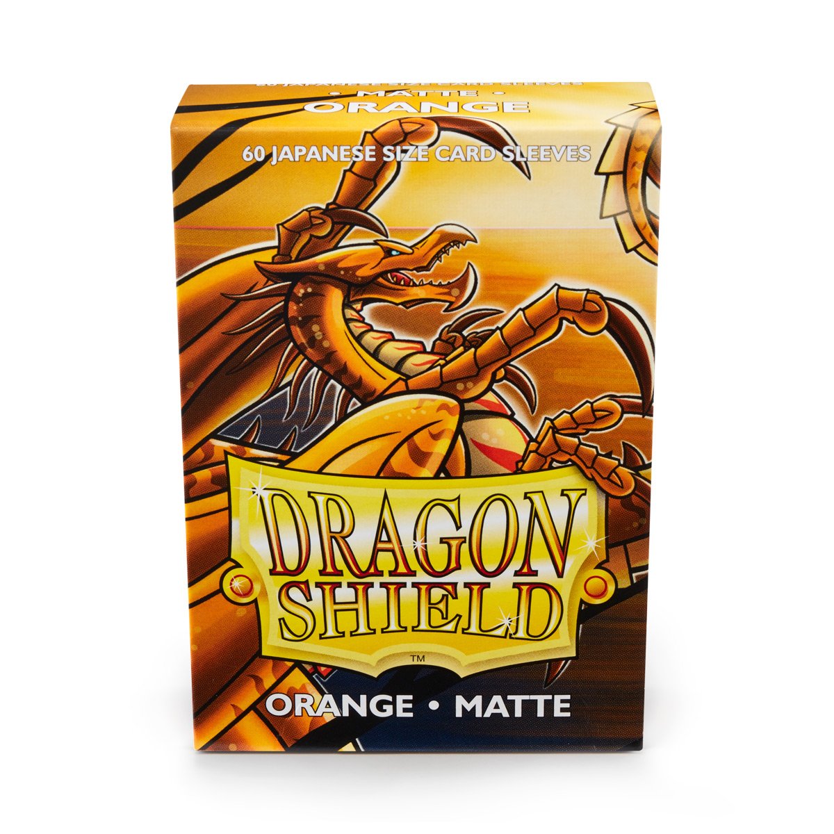 Dragon Shield Japanese Matte Orange ‘Kurang’ – (60ct) | Amazing Games TCG