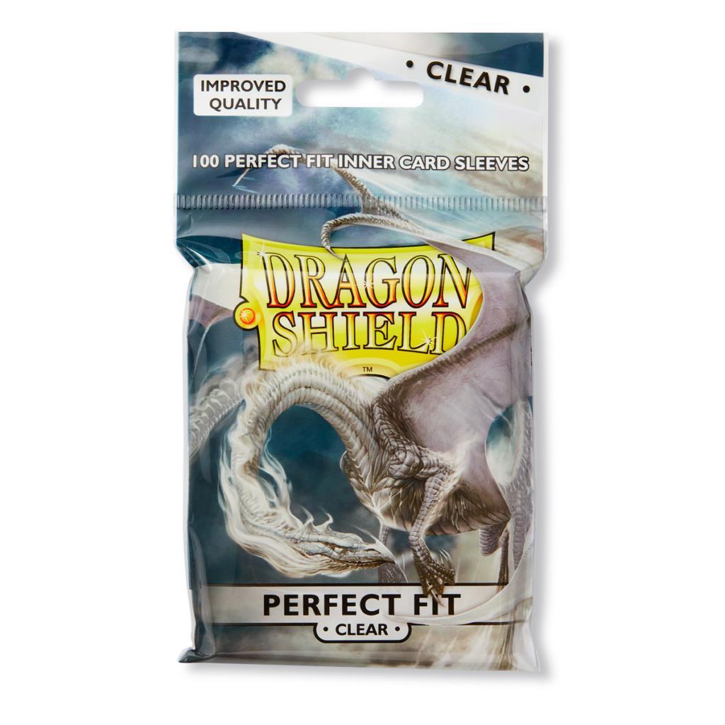 Dragon Shield Perfect Fit Sleeve - Clear 100ct | Amazing Games TCG