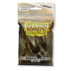 Dragon Shield Perfect Fit Sleeve - Smoke 100ct | Amazing Games TCG