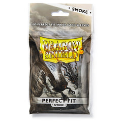 Dragon Shield Standard Perfect Fit Toploader Smoke ‘Fuligo’ – (100ct) | Amazing Games TCG