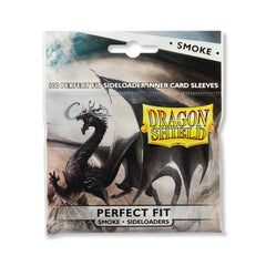Dragon Shield Standard Perfect Fit Sideloader Smoke  ‘Shinon’ – (100ct) | Amazing Games TCG