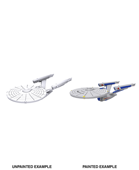 Star Trek: Deep Cuts Unpainted Miniatures - Constitution Class (refit) | Amazing Games TCG