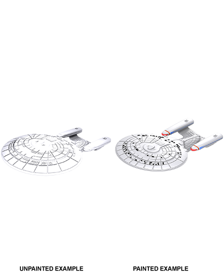 Star Trek: Deep Cuts Unpainted Miniatures: Galaxy Class | Amazing Games TCG