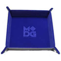 VELVET FOLDING DICE TRAY WITH LEATHER BACKING - 10" X 10" | Amazing Games TCG