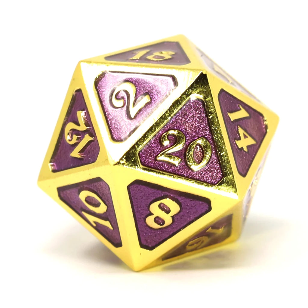 Single d20 - Metal | Amazing Games TCG