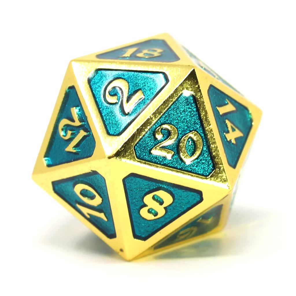 Single d20 - Metal | Amazing Games TCG