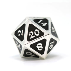 Single d20 - Metal | Amazing Games TCG