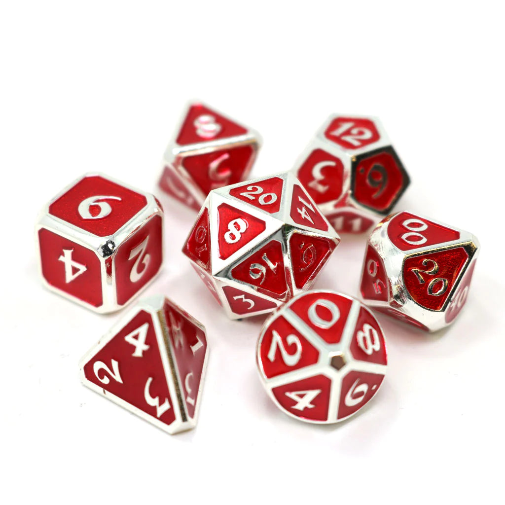 7 Piece RPG Set - Mythica Platinum Ruby