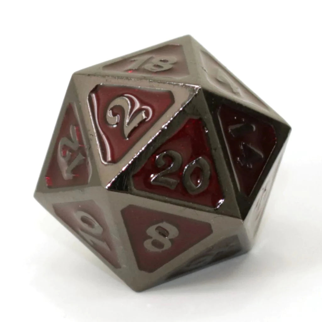 Single d20 - Metal | Amazing Games TCG