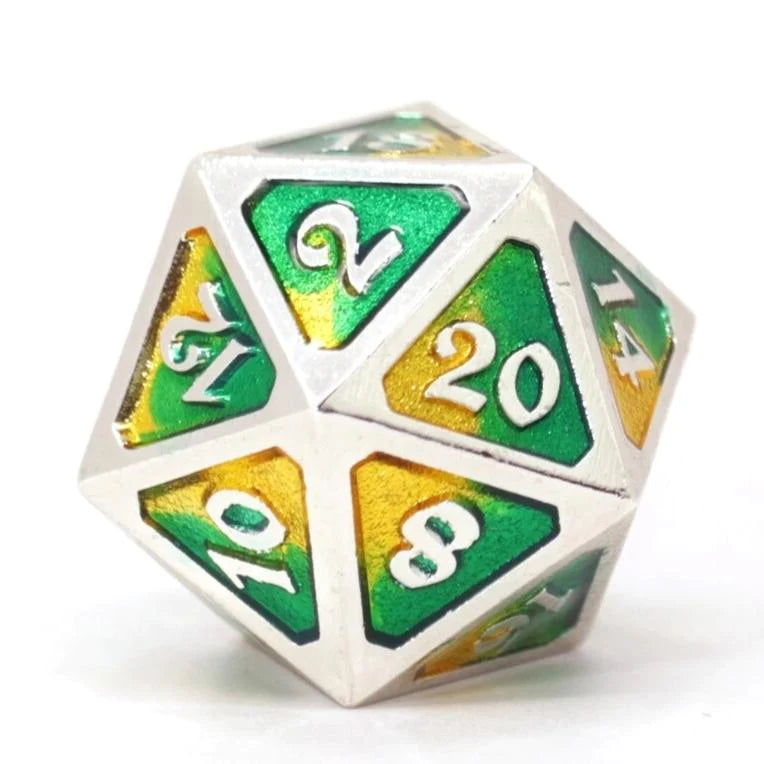 Single d20 - Metal | Amazing Games TCG