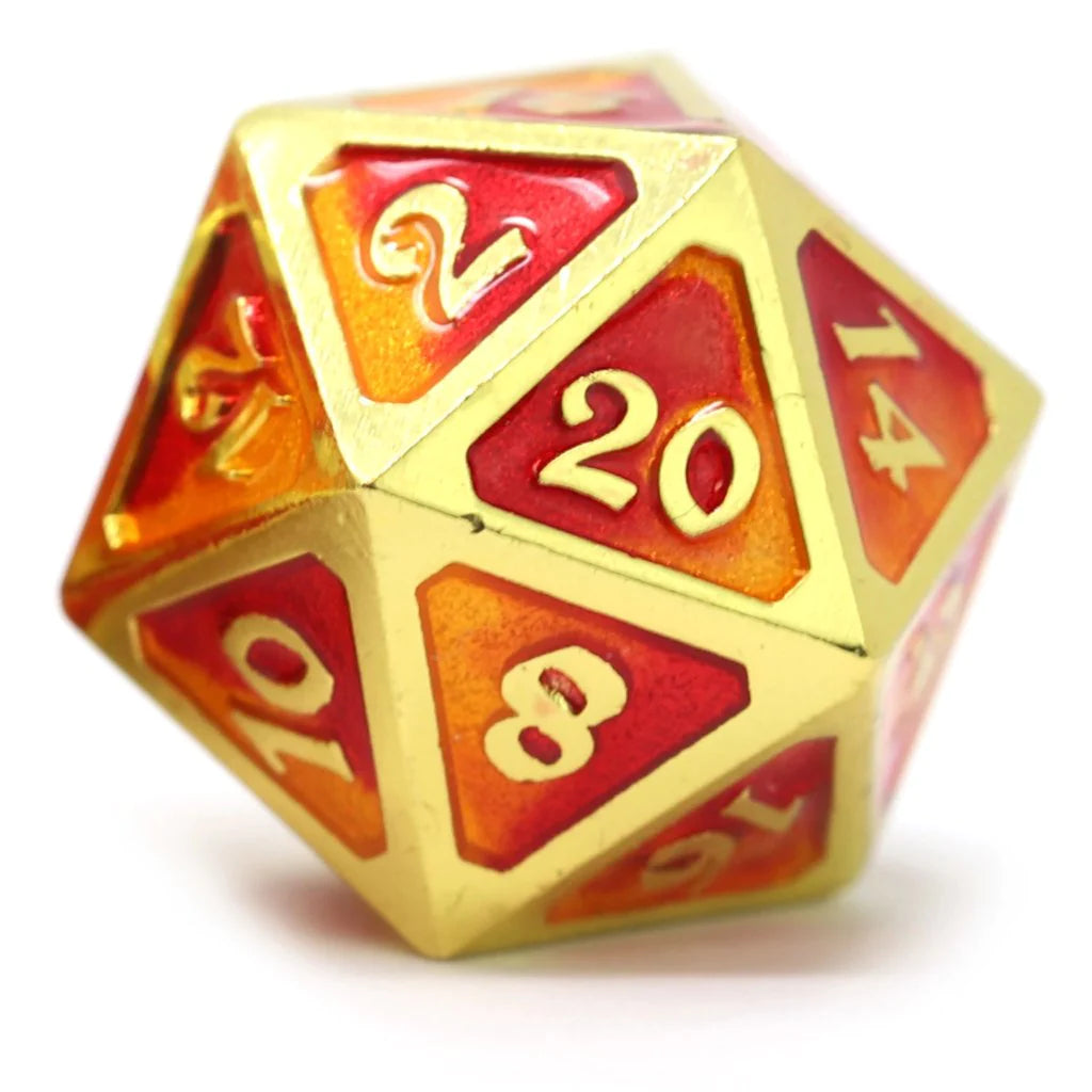 Single d20 - Metal | Amazing Games TCG