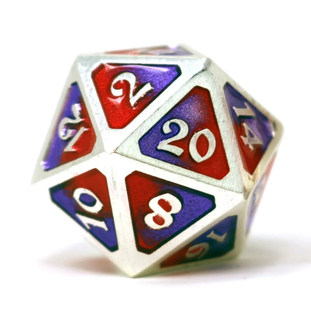 Single d20 - Metal | Amazing Games TCG