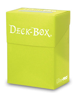 ULTRA PRO: DECK BOX - BRIGHT YELLOW | Amazing Games TCG