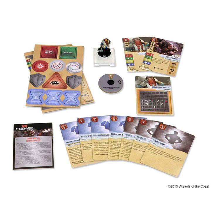 Dungeons & Dragons - Attack Wing Wave 6 Shield Dwarf Fighter Expansion Pack | Amazing Games TCG