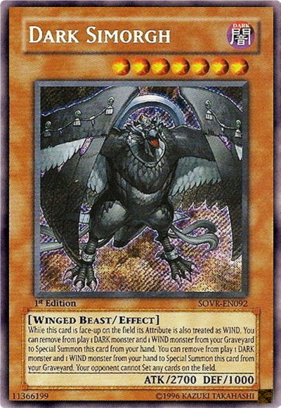 Dark Simorgh [SOVR-EN092] Secret Rare | Amazing Games TCG