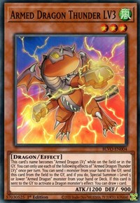 Armed Dragon Thunder LV3 [BLVO-EN004] Super Rare | Amazing Games TCG