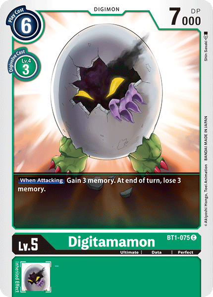 Digitamamon [BT1-075] [Release Special Booster Ver.1.0] | Amazing Games TCG