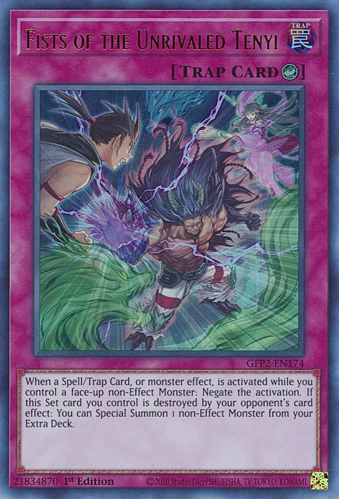 Fists of the Unrivaled Tenyi [GFP2-EN174] Ultra Rare | Amazing Games TCG