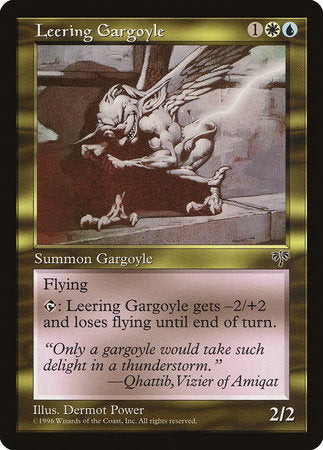 Leering Gargoyle [Mirage] | Amazing Games TCG