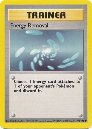 Energy Removal (92/102) [Base Set Unlimited] | Amazing Games TCG