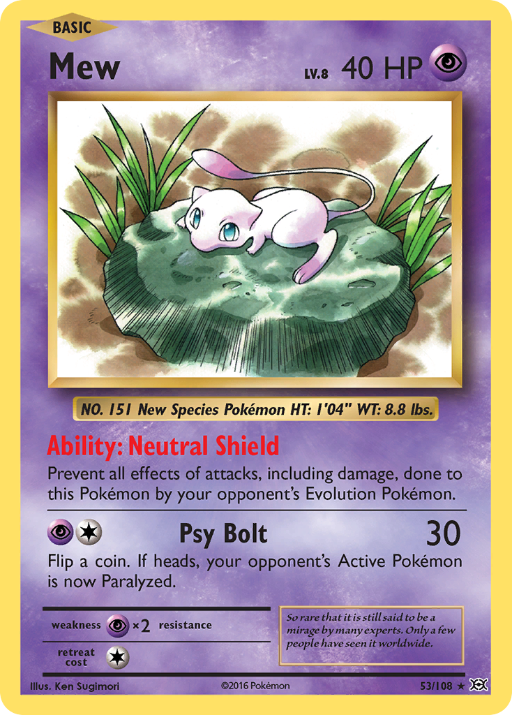 Mew (53/108) [XY: Evolutions] | Amazing Games TCG