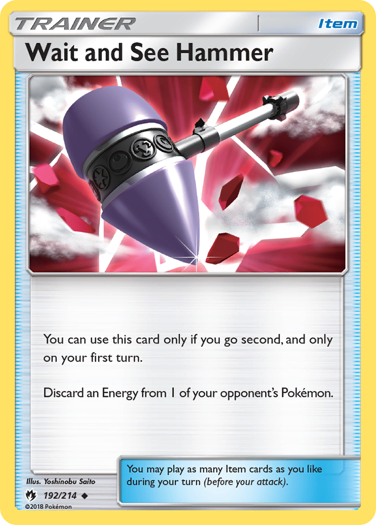 Wait and See Hammer (192/214) [Sun & Moon: Lost Thunder] | Amazing Games TCG