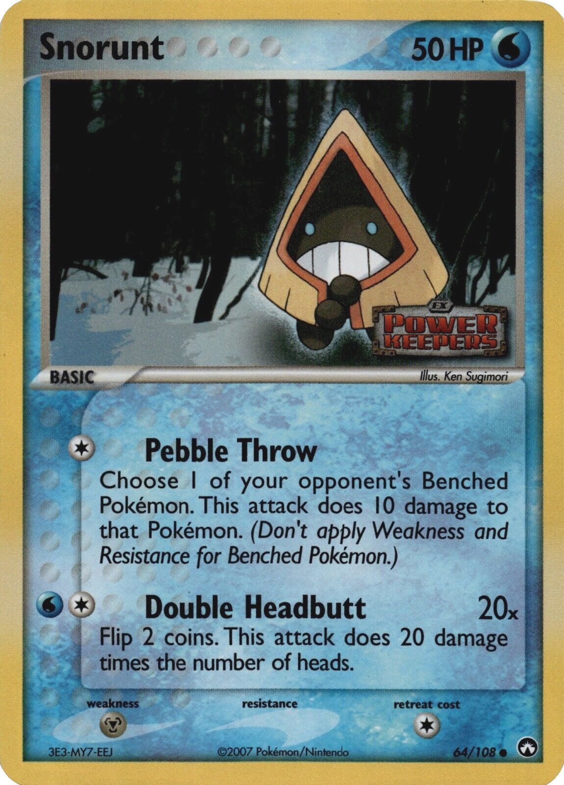 Snorunt (64/108) (Stamped) [EX: Power Keepers] | Amazing Games TCG