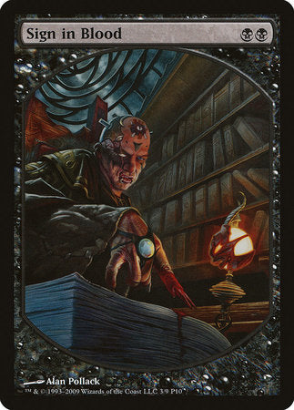 Sign in Blood [Magic Player Rewards 2010] | Amazing Games TCG