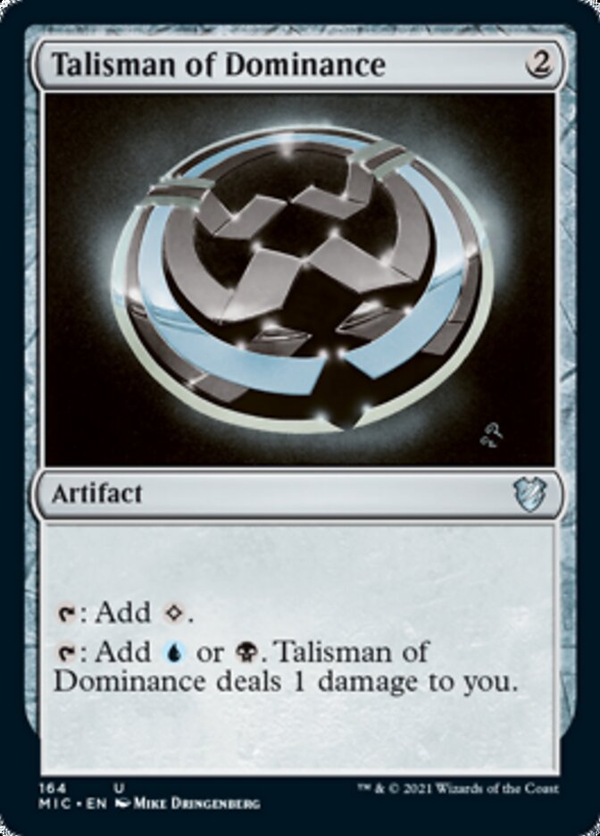 Talisman of Dominance [Innistrad: Midnight Hunt Commander] | Amazing Games TCG