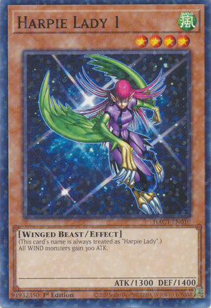 Harpie Lady 1 (Duel Terminal) [HAC1-EN010] Common | Amazing Games TCG