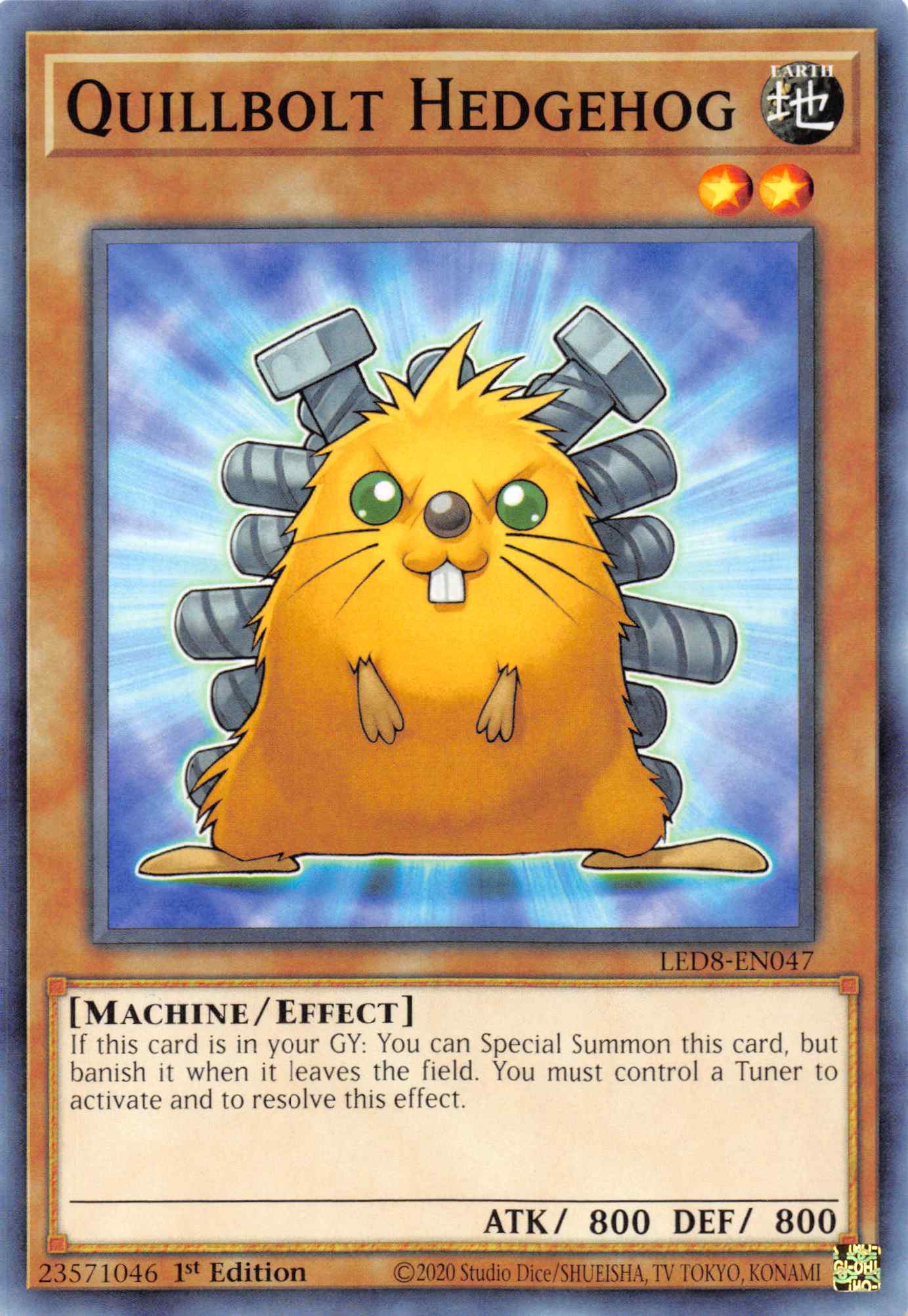 Quillbolt Hedgehog [LED8-EN047] Common | Amazing Games TCG