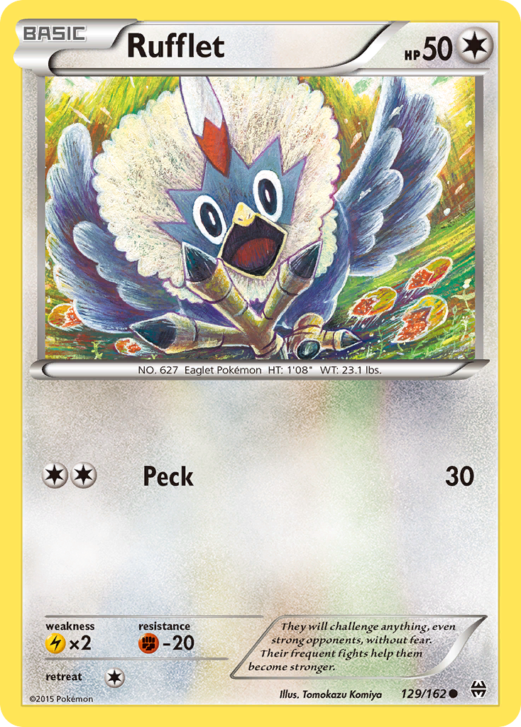 Rufflet (129/162) [XY: BREAKthrough] | Amazing Games TCG