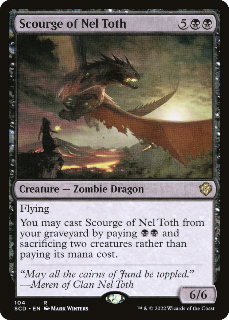 Scourge of Nel Toth [Starter Commander Decks] | Amazing Games TCG