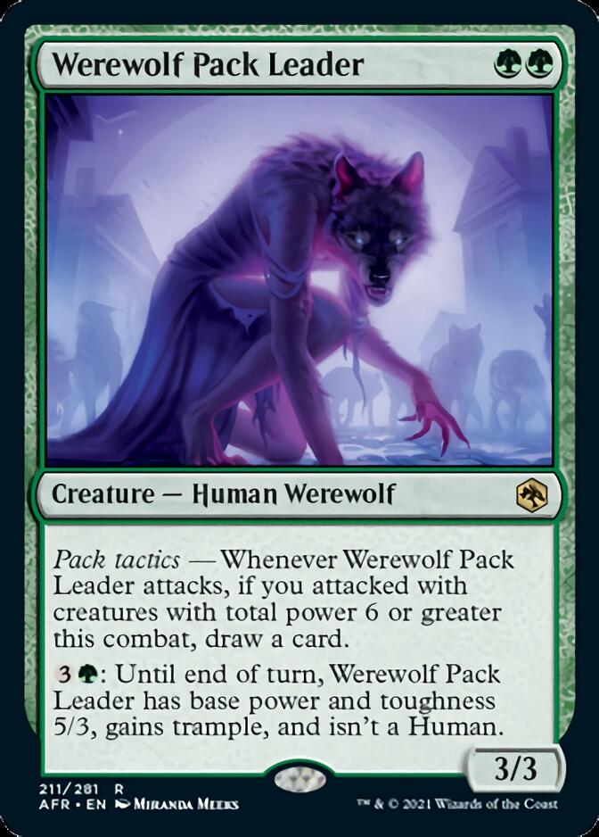 Werewolf Pack Leader [Dungeons & Dragons: Adventures in the Forgotten Realms] | Amazing Games TCG