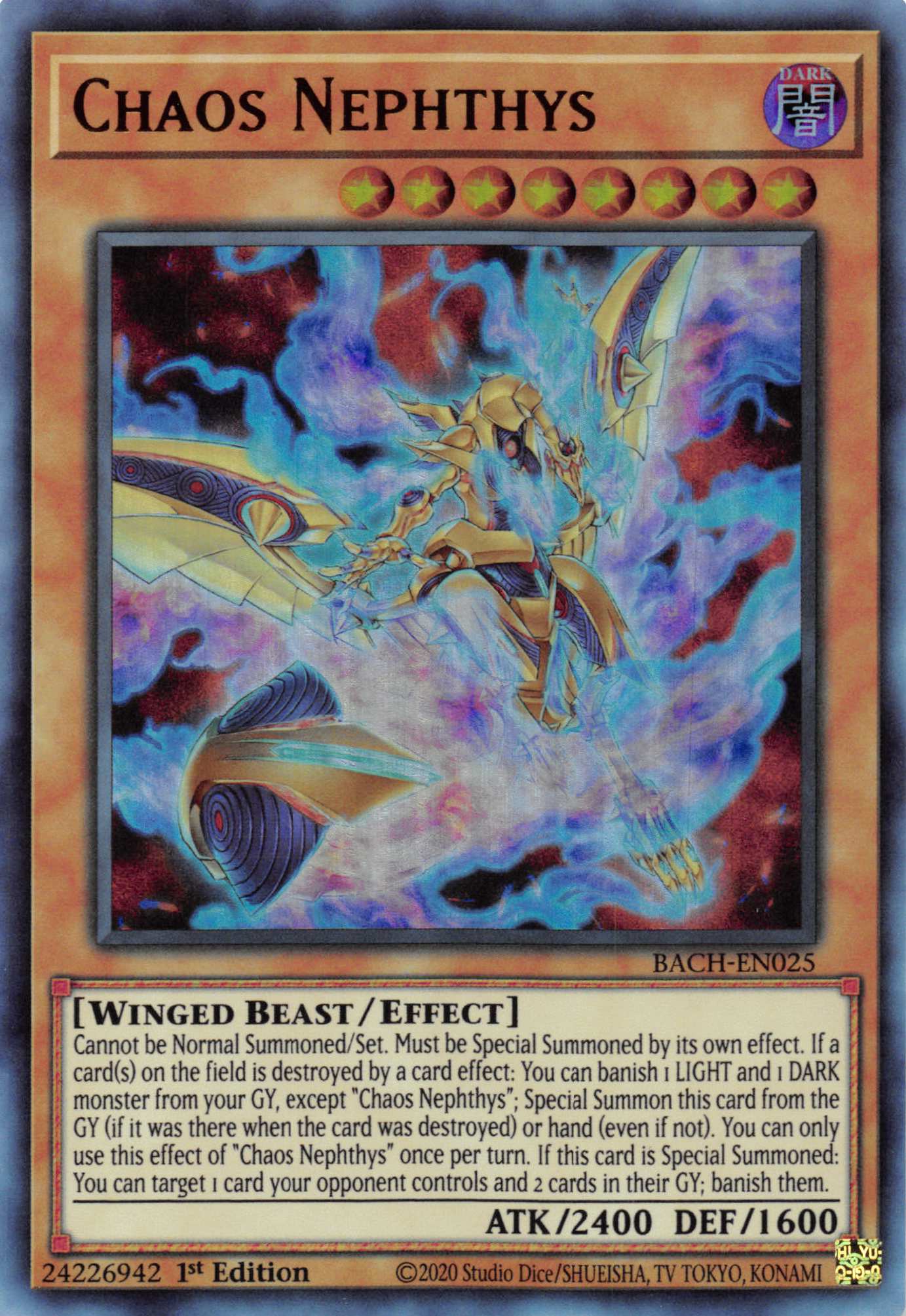 Chaos Nephthys [BACH-EN025] Ultra Rare | Amazing Games TCG