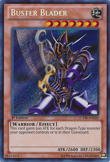 Buster Blader [LCYW-EN020] Secret Rare | Amazing Games TCG