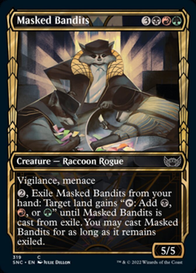 Masked Bandits (Showcase Golden Age) [Streets of New Capenna] | Amazing Games TCG