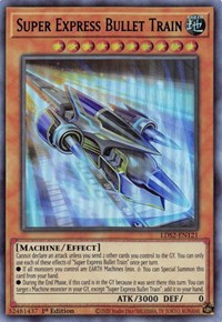 Super Express Bullet Train (Blue) [LDS2-EN121] Ultra Rare | Amazing Games TCG