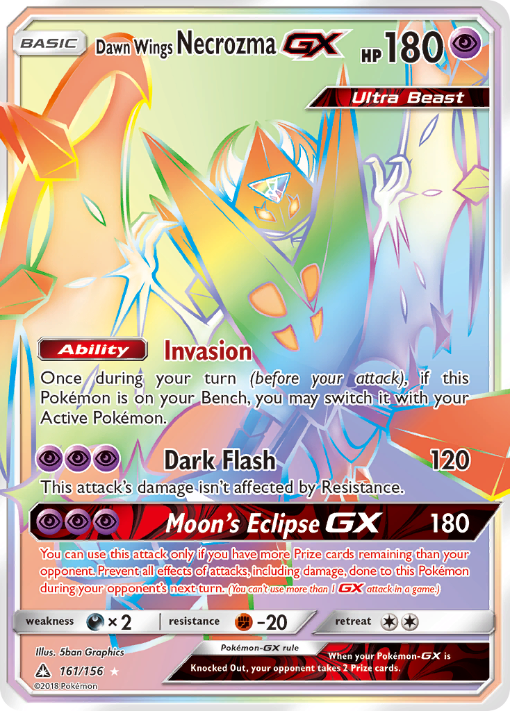 Dawn Wings Necrozma GX (161/156) [Sun & Moon: Ultra Prism] | Amazing Games TCG