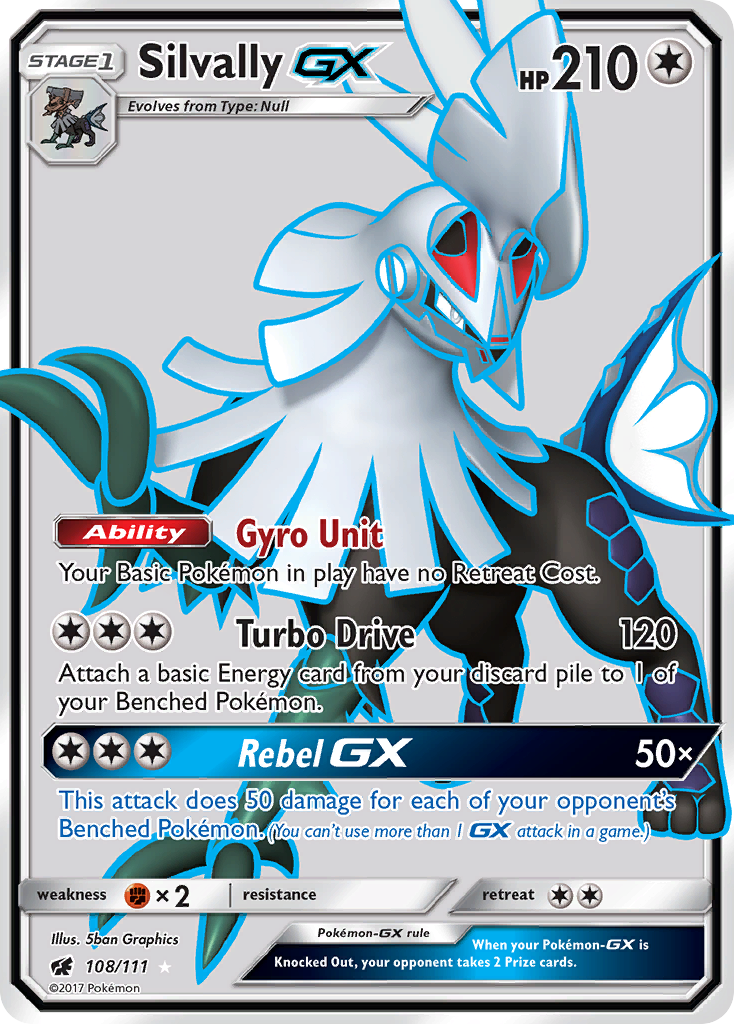 Silvally GX (108/111) [Sun & Moon: Crimson Invasion] | Amazing Games TCG