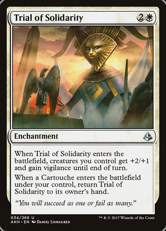 Trial of Solidarity [Amonkhet] | Amazing Games TCG