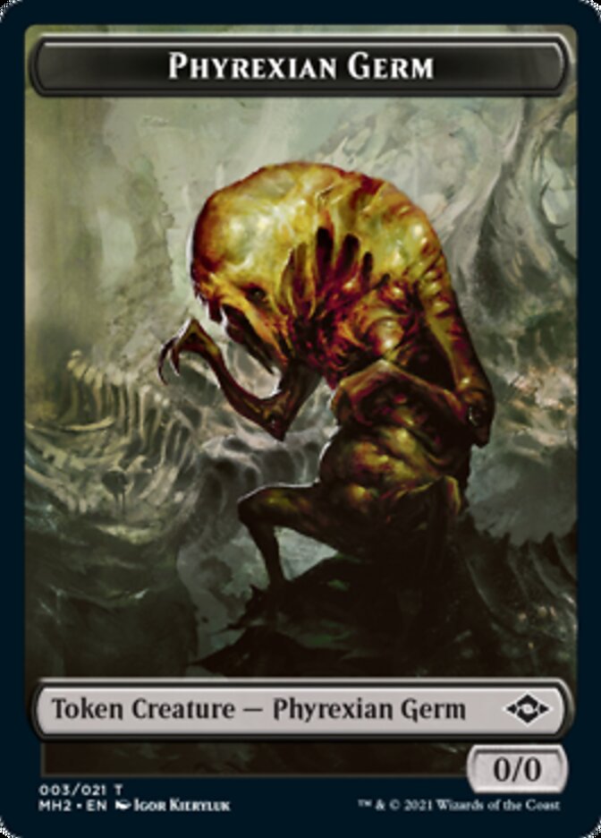 Phyrexian Germ Token [Modern Horizons 2 Tokens] | Amazing Games TCG